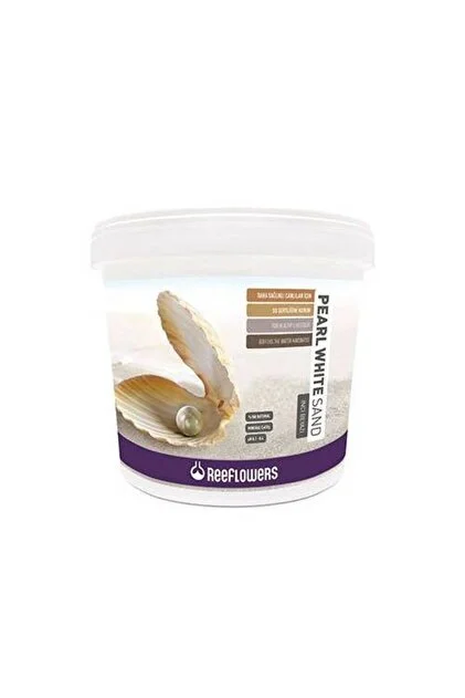ReeFLOWERS Pearly White Sand Akvaryum Kumu 1-1,5 mm 25 kg | Karaca Akvaryum akvaryum kumu