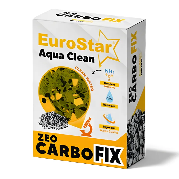 Eurostar Zeo Karbon Fix 500 ml Zeolit + Aktif Karbon Filtre Malzemesi | Karaca Akvaryum aktif karbon filtre malzemesi