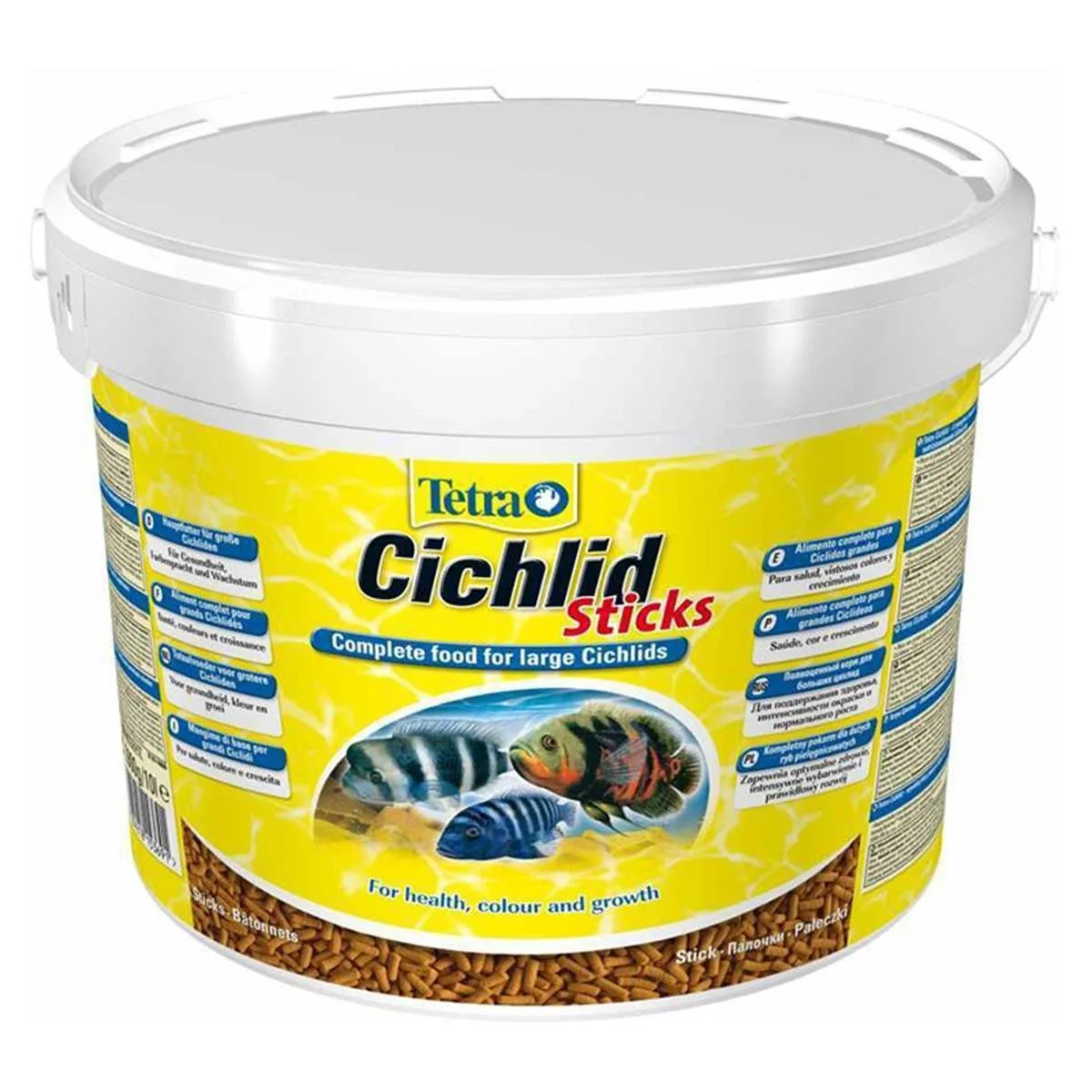 TETRA Cichlid Balık Yemi Stick 100 gr Büyük Süs Balıkları İçin | Karaca Akvaryum cichlid balık yemi