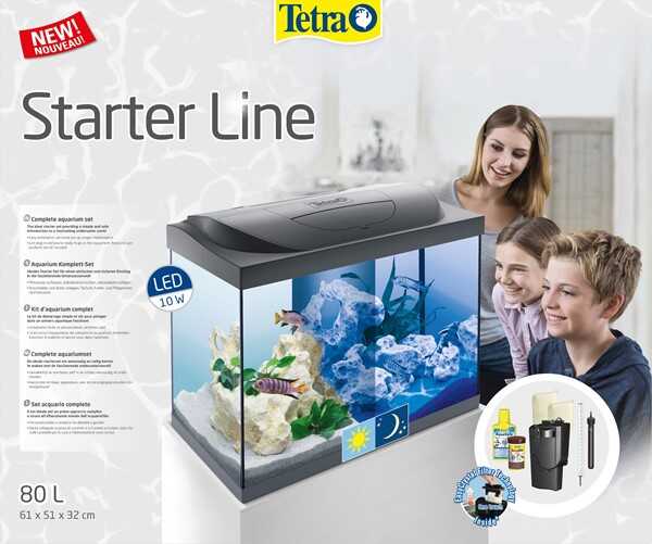 Tetra Akvaryum Starterline 80 L | Karaca Akvaryum tetra akvaryum