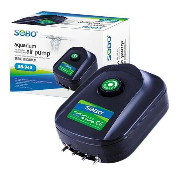 Sobo 4 Çıkışlı Hava Motoru 12W 4x4Lt/Min | Karaca Akvaryum Sobo 4 Çıkışlı Hava Motoru 12W 4x4Lt/Min