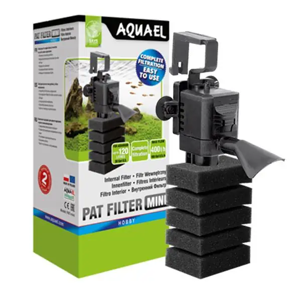 Aquael Pat Mini İç Filtre 4W 400L/S | Karaca Akvaryum Aquael Pat Mini İç Filtre 4W 400L/S