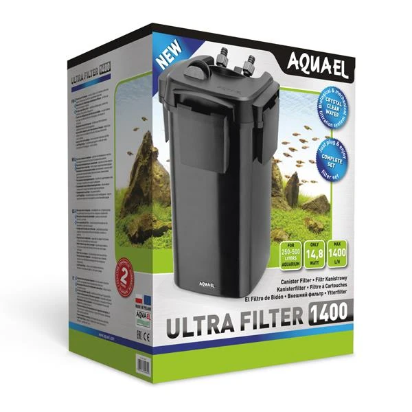 Aquael Ultra Filter 1400 Dış Filtre 14,8W 1400L/S | Karaca Akvaryum Aquael Ultra Filter 1400 Dış Filtre 14,8W 1400L/S