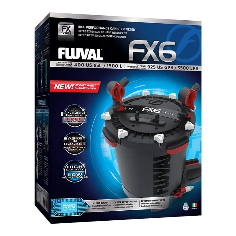 FLUVAL FX6 Dış Filtre 3500 LiTRE / SAAT Fluval | Karaca Akvaryum FLUVAL FX6 Dış Filtre 3500 LiTRE / SAAT Fluval